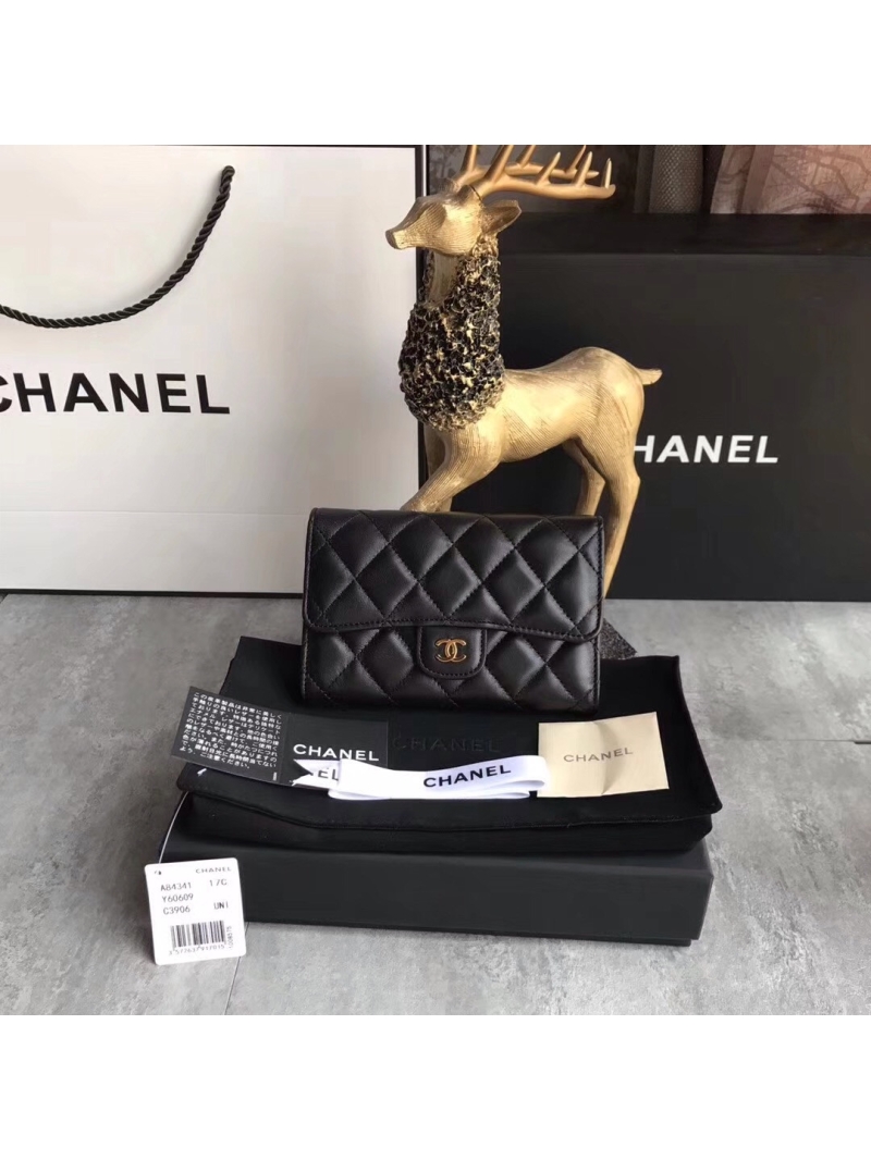 Chanel Classic Small Flap Wallet in lambskin leather A84341