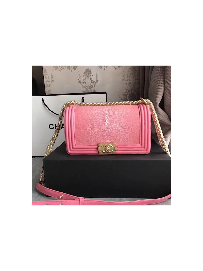 Chanel Galuchat Boy Chanel Flap Bag