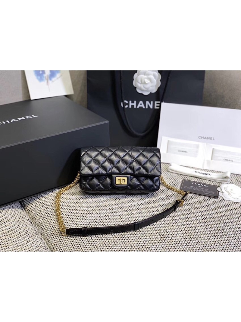 Chanel Aged Calfskin Reissue 2.55 Waist Bag A57791